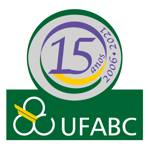 selo ufabc 15 anos verde vertical transparente